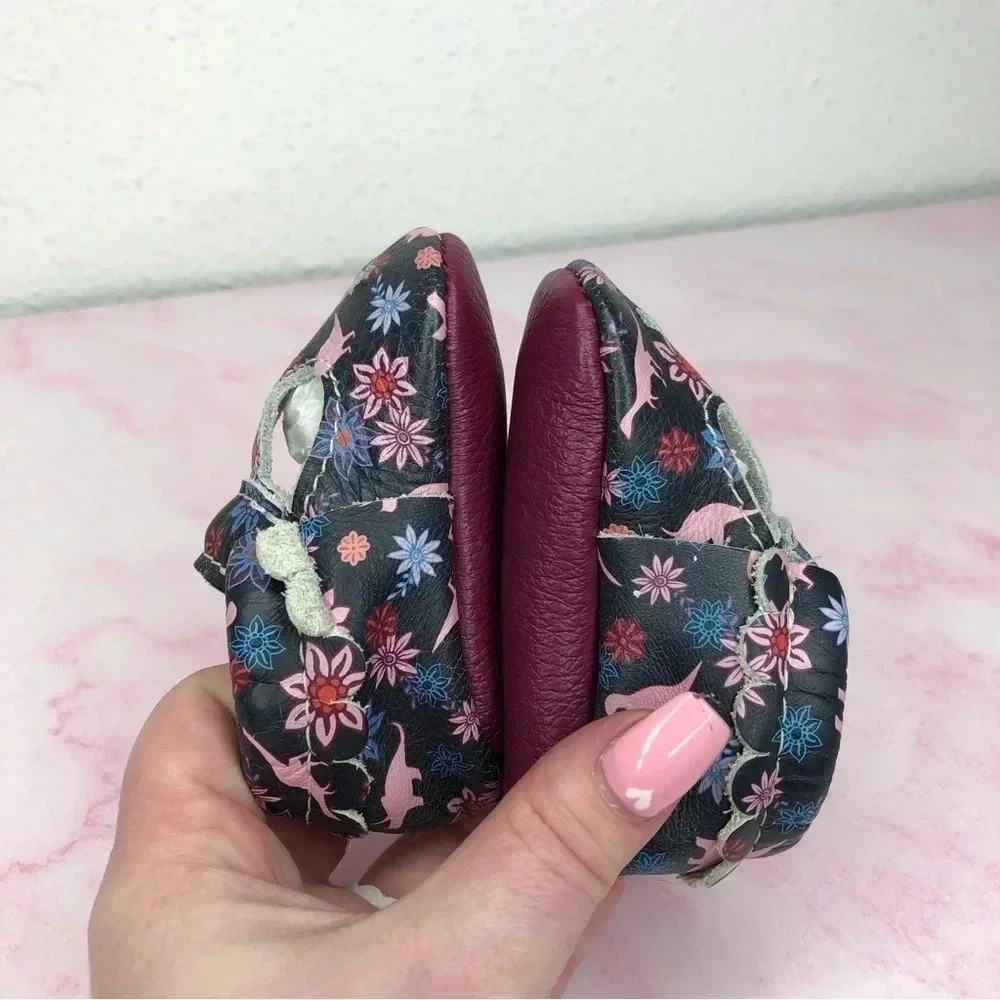 Freshly Picked Mary Jane Dinos & Dahlias size 1‎ infant Rare Discontinued Style